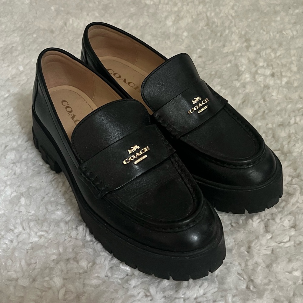 Black Coach Loafers